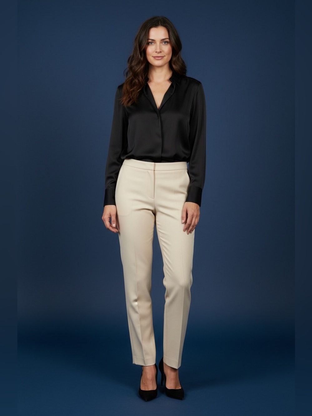 Piece of cloth tan pants